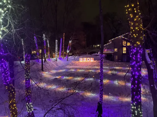 Professional warm-white holiday lighting on a home